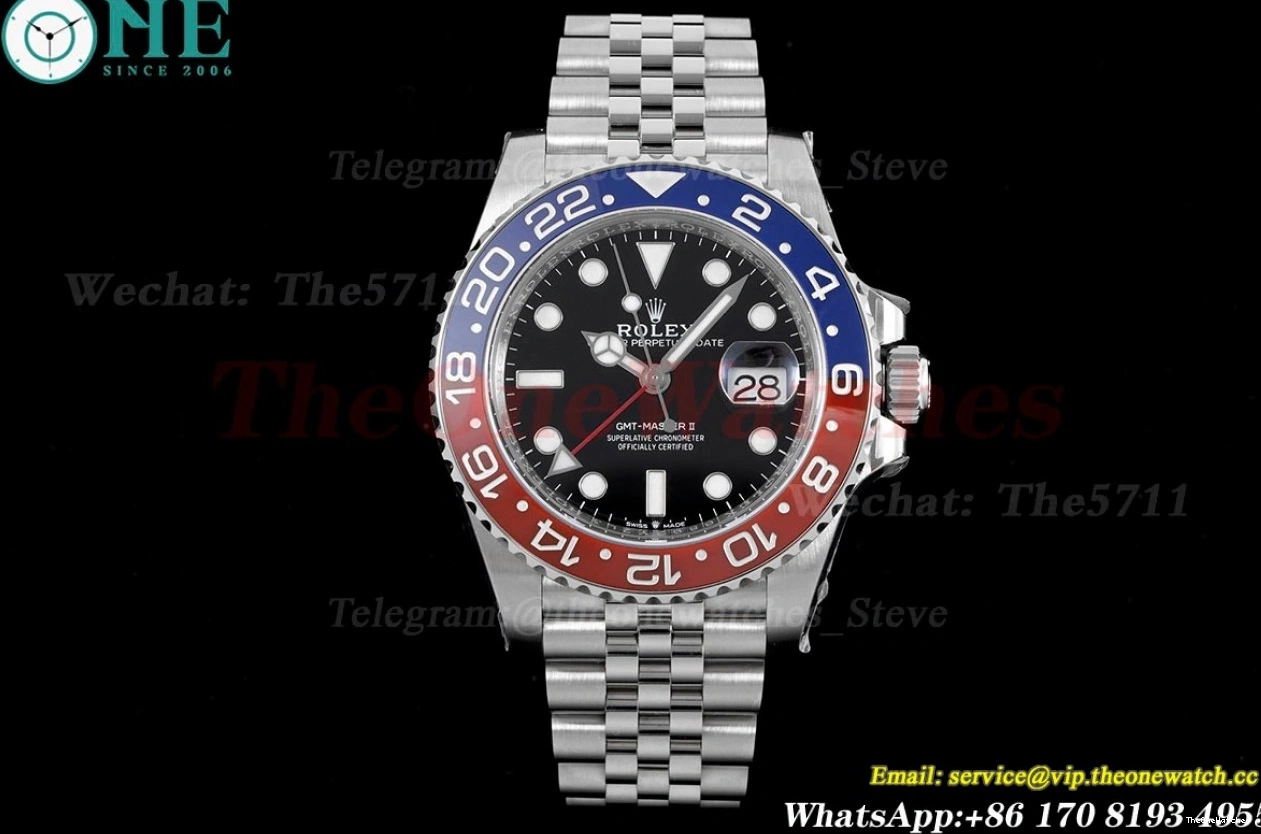 SS SS Red 126710 II 40mm Master C+F Blue V2 Pepsi GMT VR3285 0126